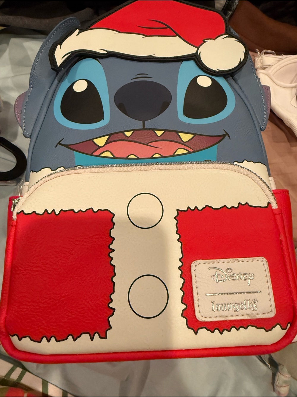 Disney Santa Stitch Loungefly new